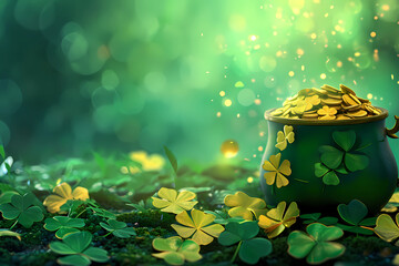 st patrick day pot of gold