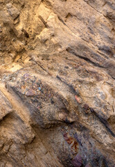 Stone texture and background. Formations of rocks, abstract backgrounds, patterns, textures.