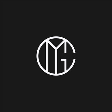 CMG or MGC monogram logo - black and white.