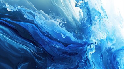 Fototapeta na wymiar background with blue waves concept for wallpaper or banner and poster background
