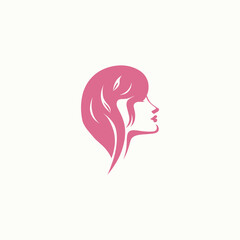 Woman logo icon design template