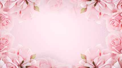 Fototapeta na wymiar Flower composition background, decorative flower background pattern, floral border background