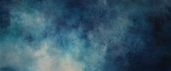 Abstract watercolor paint on turquoise and blue background with liquid liquid texture for background, banner
