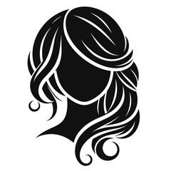 woman with long hair