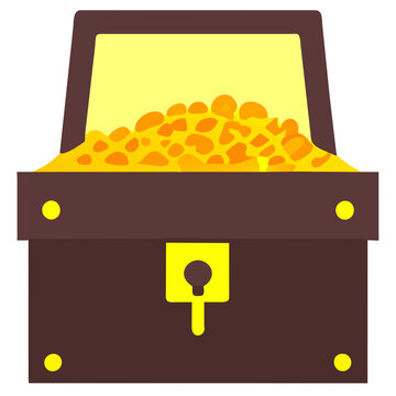 safe with gold coins