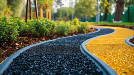 Comfort Path: Spongy Polyvinyl Chloride for Enhanced Accessibility