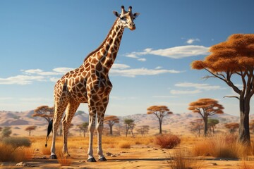 A Giraffe animal