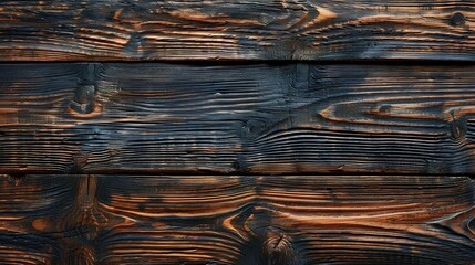 Fototapeta premium Dark wooden texture. Rustic three-dimensional wood texture. Modern wooden facing background. Wood background