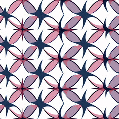 Fototapeta premium Seamless pattern : Soft petal pattern in twilight tones 