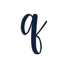 Monogram Q design vector logo. Monogram initial letter mark Q logo design. Monogram design vector logo. Monogram initial letter mark Q logo design. Simple Q monogram. Monogram Q design logo