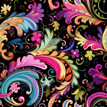 Paisley Pattern, abstract pattern, sweet color seamless pattern design, for packing paper, fabric print and banner backgrounds.