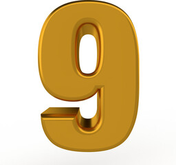 3d number 9	
