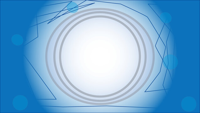 abstract blue background with circles | Banner | HD background for photos and video 