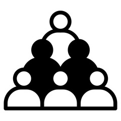 people icon, group