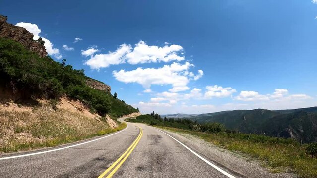 Colorado Driving 222 Hermits Rest Vista Pine Creek Overlook