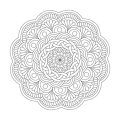  Celtic Meditative Mandalas coloring book mandala page for kdp book interior.