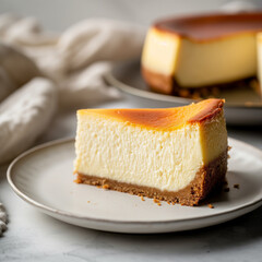 Classic New York cheesecake