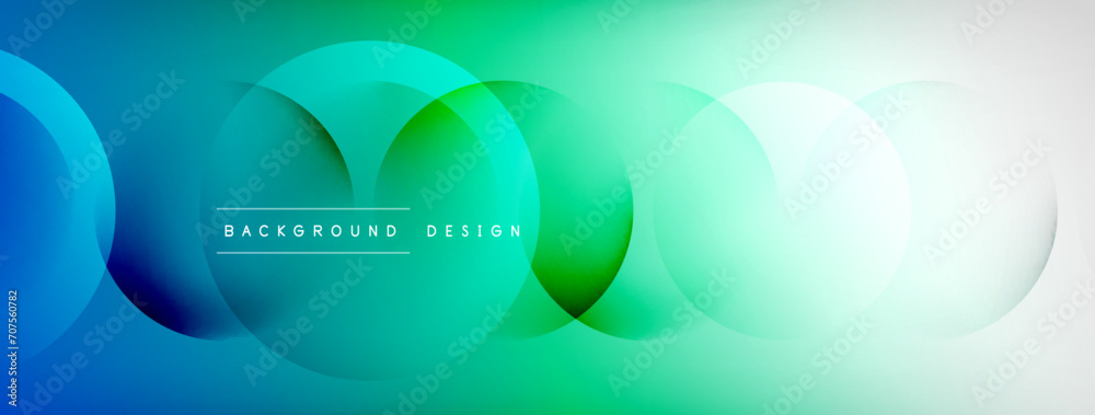 Poster abstract background - geometric composition created with lights and shadows. technology or business 