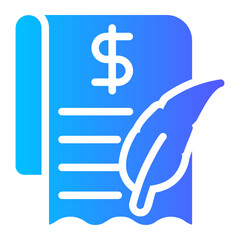 bill gradient icon