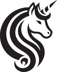 Unicorn Vector Logo Design 