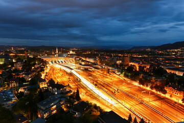 Fototapeta na wymiar Bern Train Station - Switzerland