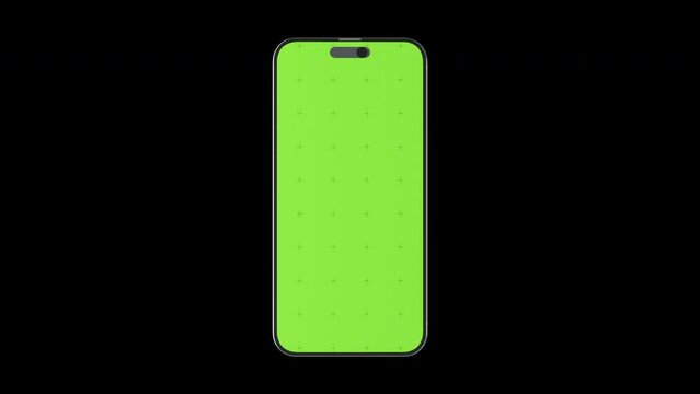 Smartphone mockup animation based on ip 14 15 pro max, for ui/ux design, infographics, online business, app design, marketing, photography and any design you want to load on it.	