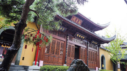 Jade Buddha Temple views and architecture Shanghai China