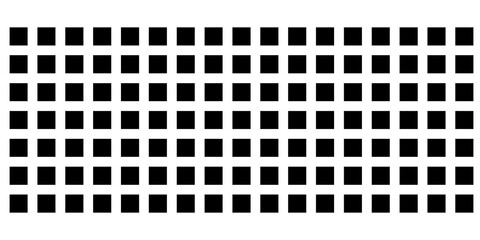 set of black cube pattern on white white background - obrazy, fototapety, plakaty