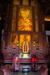 Fototapeta na wymiar Jade Buddha Temple views and architecture Shanghai China