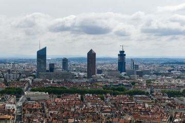 Fototapeta premium Lyon Skyline - France