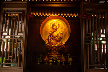 Jade Buddha Temple views and architecture Shanghai China