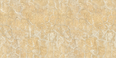 Texture and background of building plaster wall, Crackle and Bumpy Surface in Beige Coloured Background, Old cracked paint on fence closeup
