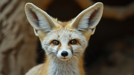 Captivating Close up Fennec Fox's Expressive Gaze Revealed