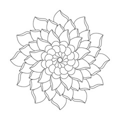 Children Mandala Ethereal Essence coloring book page for kdp book interior