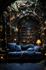 Beautiful room in fantasy style