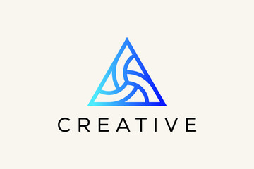 Abstract Triangle Logo
