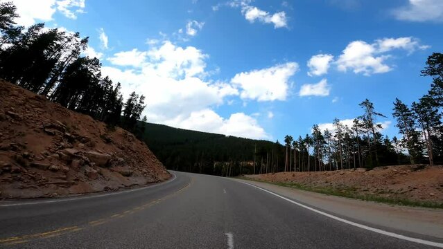 Colorado Driving 271 Gunnison Monarch Pass