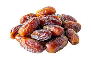 Dates fruits isolated on white background