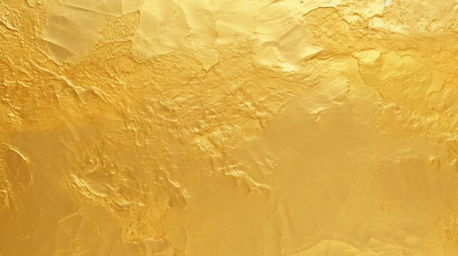 gold foil texture, crumpled shiny yellow gold foil abstract texture background
