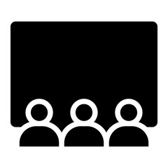 business presentation group