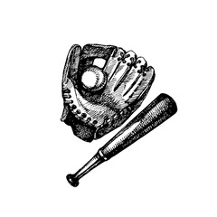 Hand drawn sketch sport baseball vector illustration - 707614100