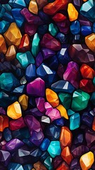Gemstone Abstraction Generative AI