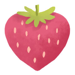 heart shaped strawberries