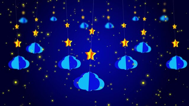 best loop video screen background for a lullaby to put a baby to sleep, calming, relaxing