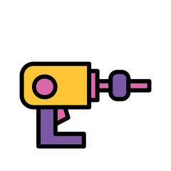 Fototapeta premium Machine Technology Communication Filled Outline Icon