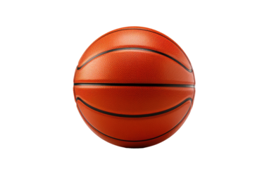 Basketball, Where Dribbles, Passes, and Swishes Converge in Sporting Brilliance on White or PNG Transparent Background.