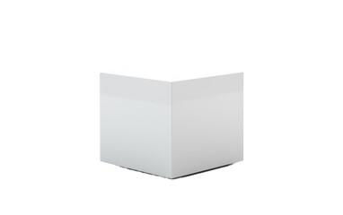 Cube, a Timeless Symbol of Minimalistic Aesthetics and Pure Form on White or PNG Transparent Background.