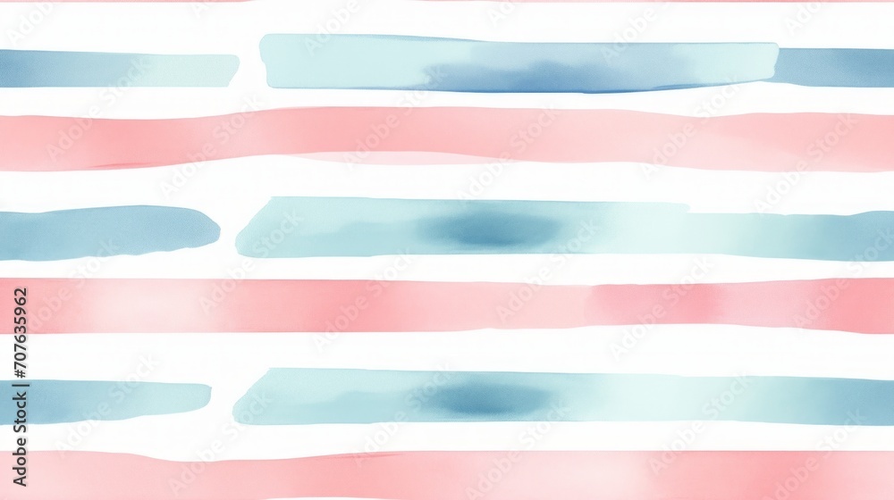 Poster simple aquarelle lines generative ai
