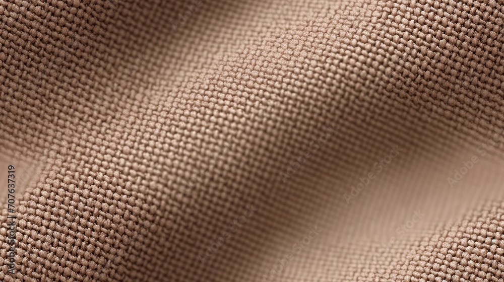 Poster Sturdy and woven fabric texture like burlap or canvas. Generative AI