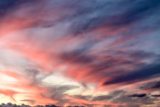 winter sunset dramatic colorful sky over the mediterranean sea 7